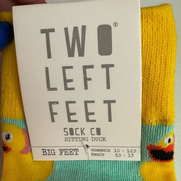 NWT Two Left Feet sitting duck socks - Picture 6 of 9